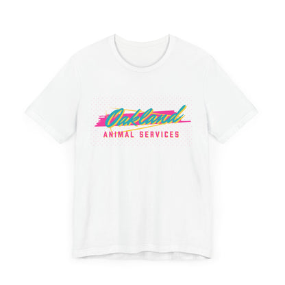 90's Baby Oakland Animal Services Unisex Tee - Support Animal Welfare, Retro Design