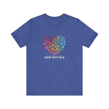 Adopt Don't Shop Hearts - Unisex Tee