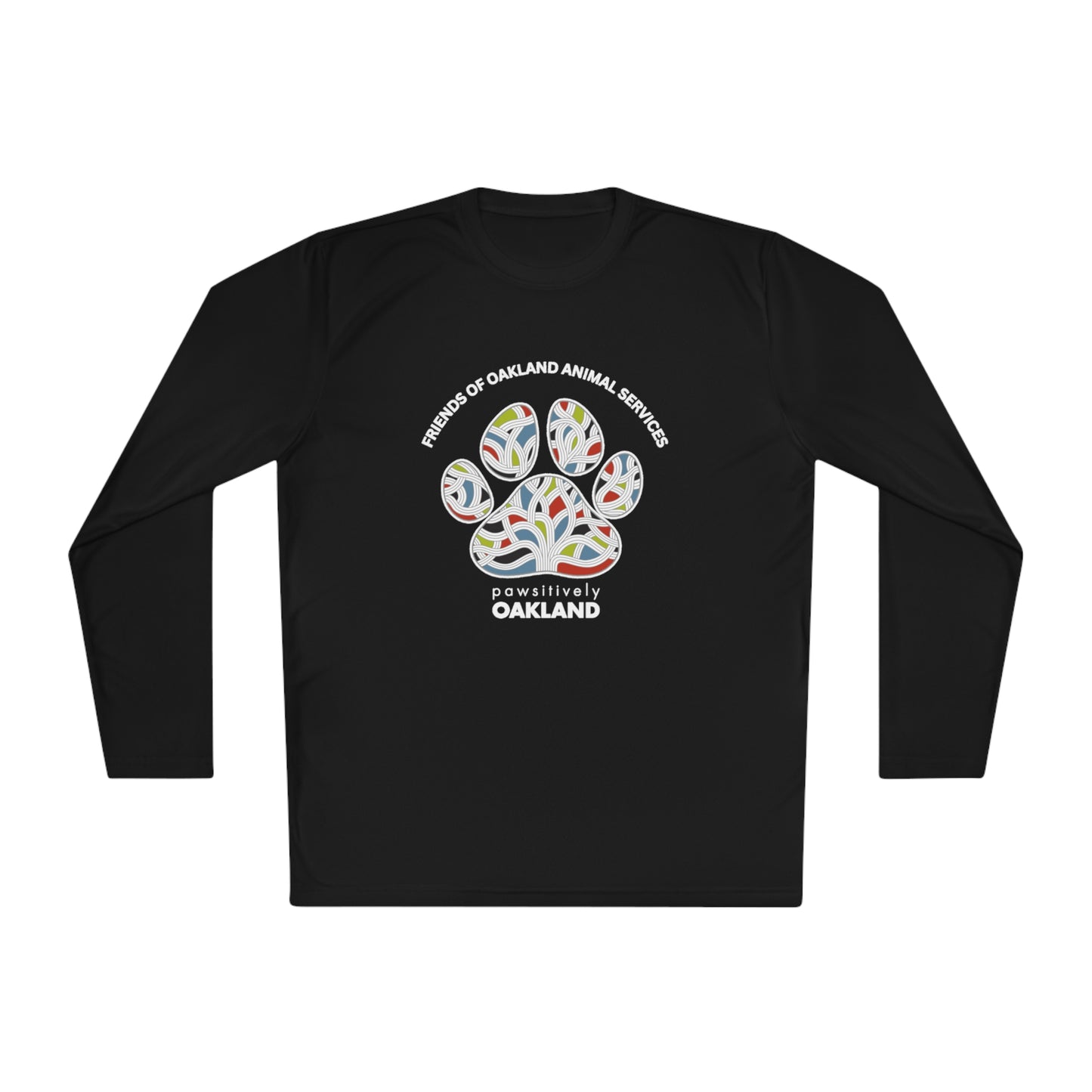 Pawsitively Oakland Unisex Lightweight Long Sleeve Tee