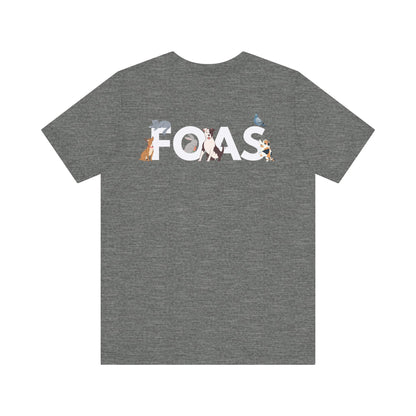 FOAS Pets Back Printed Cotton Jersey Tee