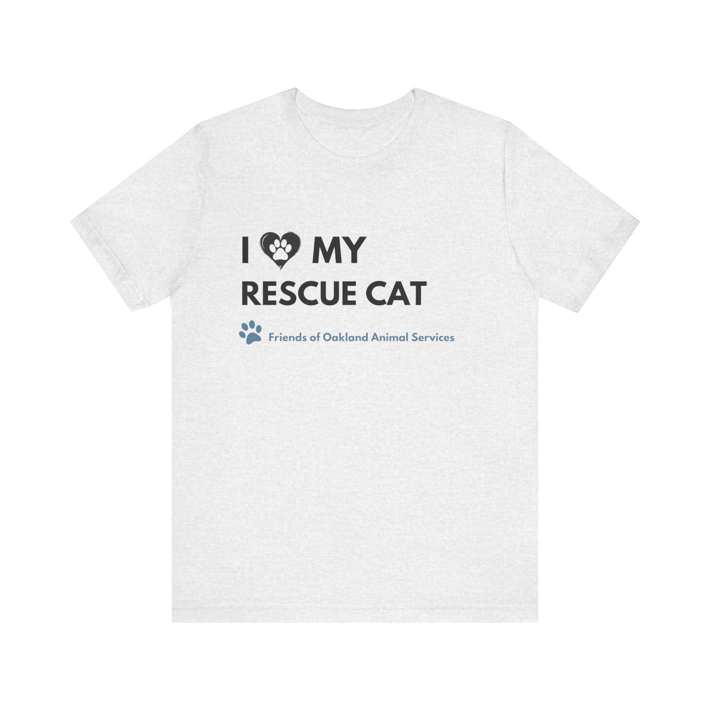 I Love my Rescue Cat Unisex Tee