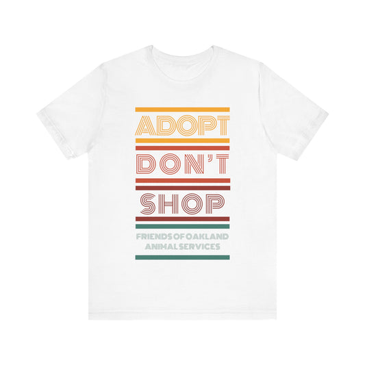 Retro Adopt Don't Shop Unisex Tee