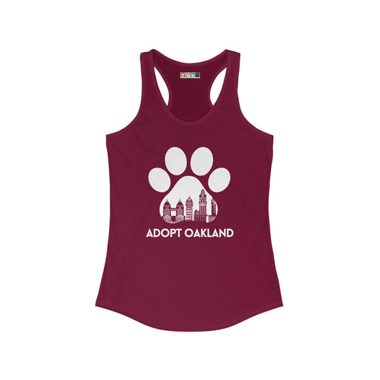 Adopt Oakland Women's Ideal Racerback Tank