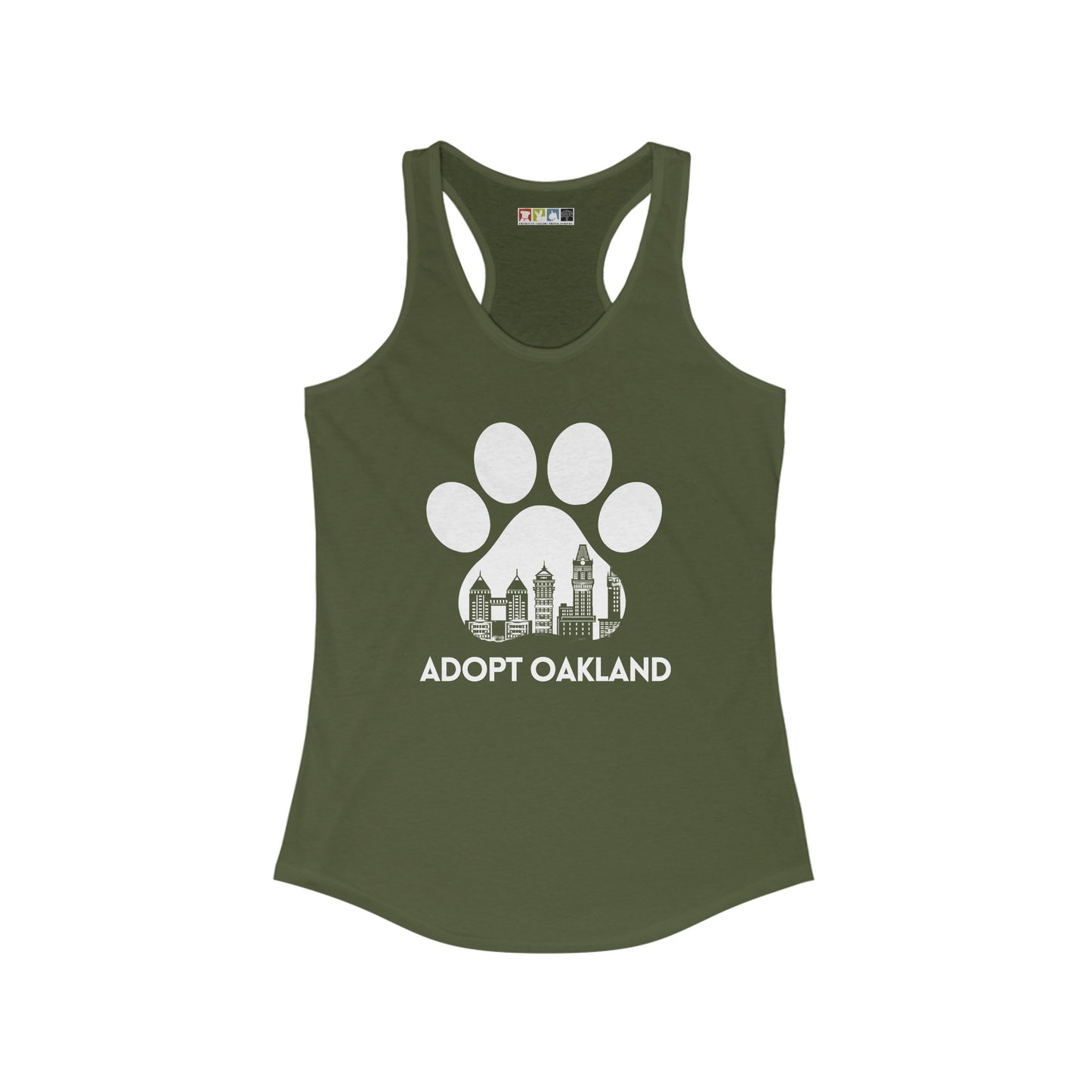 Adopt Oakland Women's Ideal Racerback Tank