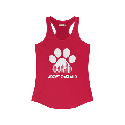 Adopt Oakland Women's Ideal Racerback Tank