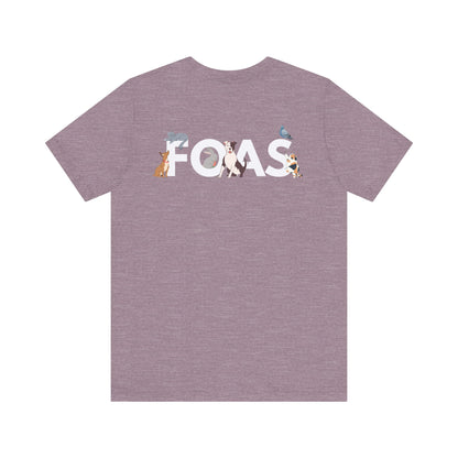 FOAS Pets Back Printed Cotton Jersey Tee