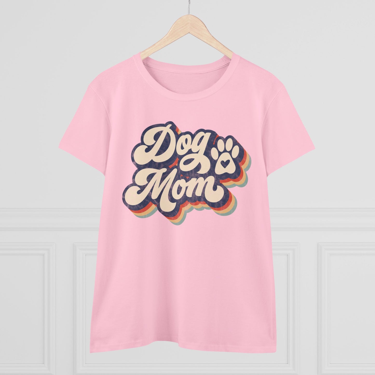 Dog Mom Women's Midweight Cotton Tee