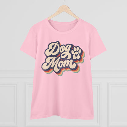 Dog Mom Women's Midweight Cotton Tee