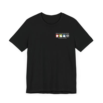 Back-Printed FOAS Logo - Unisex Short Sleeve Tee