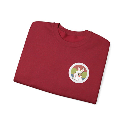 Bunny Unisex Crewneck Sweatshirt for Animal Lovers