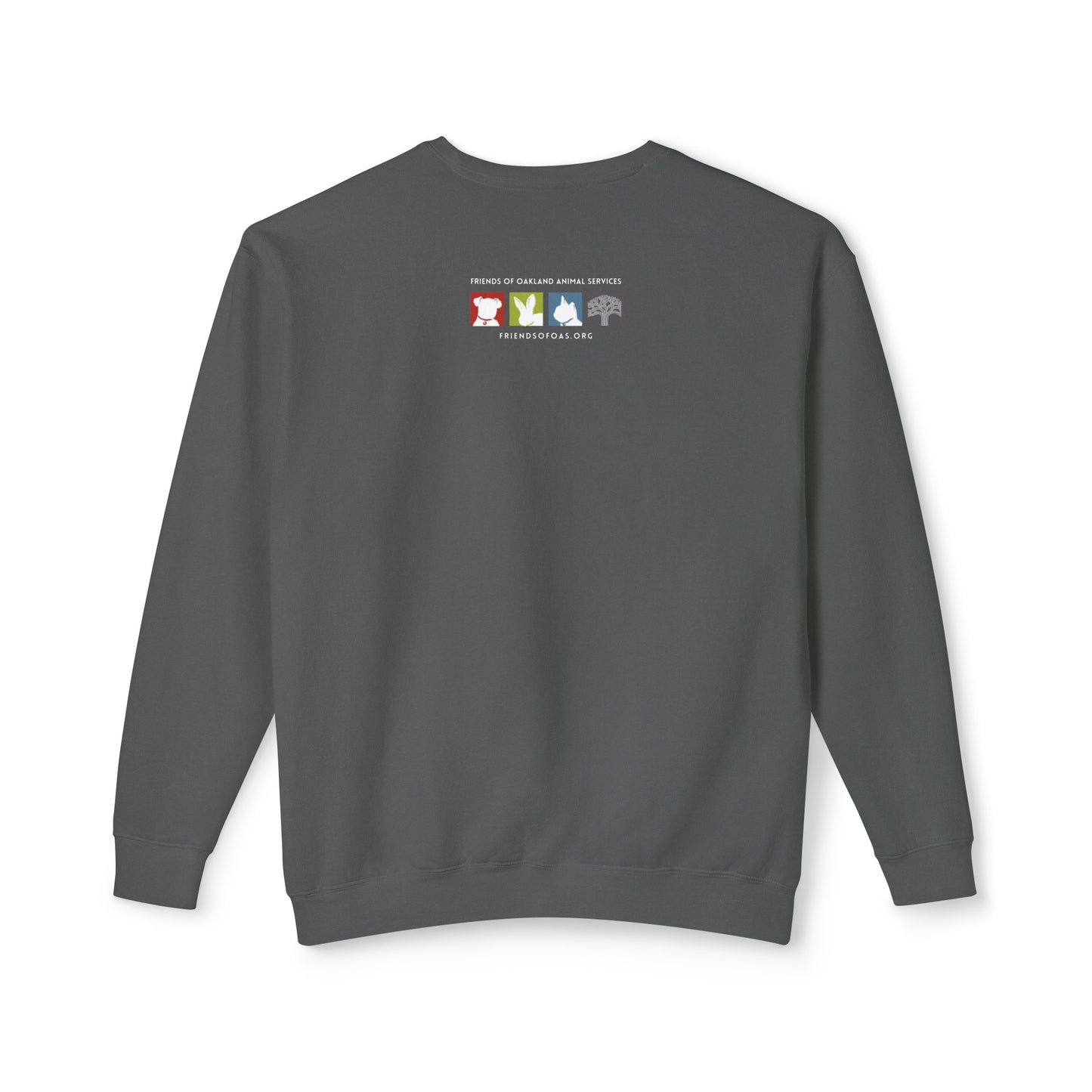 Pawsitively Oakland Unisex Lightweight Crewneck Sweatshirt