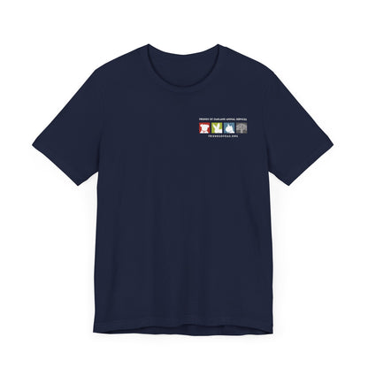 Back-Printed FOAS Logo - Unisex Short Sleeve Tee