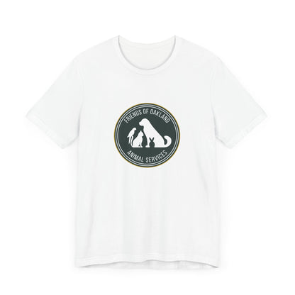 Baseball Friends of Oakland Animal Services Tee - Unisex Jersey Short Sleeve Animal Lovers Shirt
