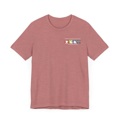 Back-Printed FOAS Logo - Unisex Short Sleeve Tee