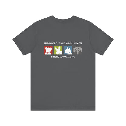 Back-Printed FOAS Logo - Unisex Short Sleeve Tee