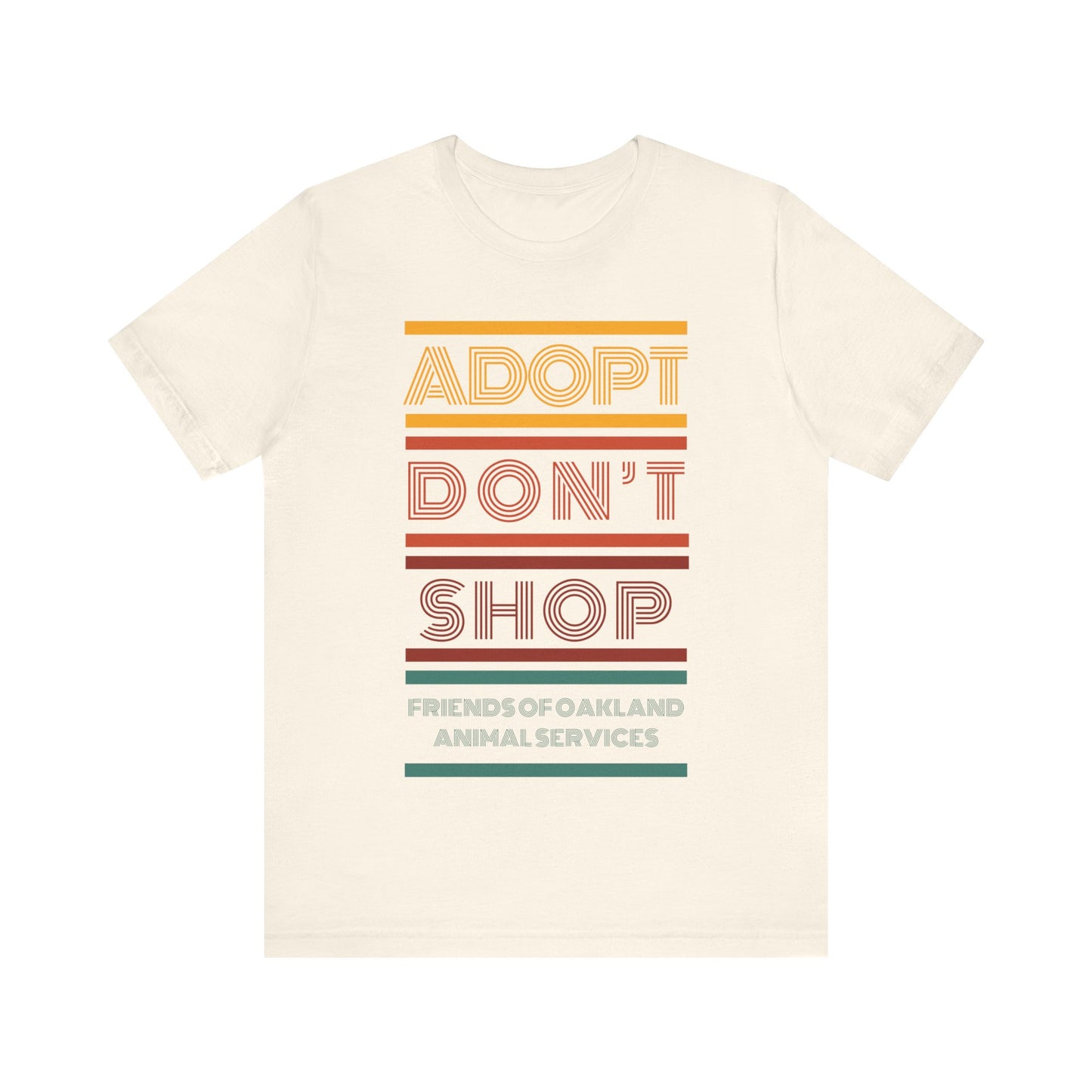 Retro Adopt Don't Shop Unisex Tee