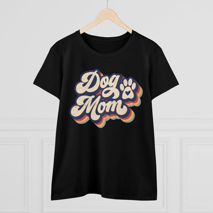 Dog Mom Women's Midweight Cotton Tee