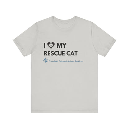 I Love my Rescue Cat Unisex Tee