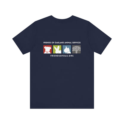 Back-Printed FOAS Logo - Unisex Short Sleeve Tee