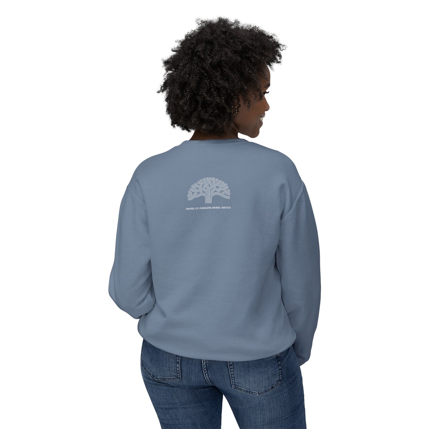 Adopt Oakland Unisex Lightweight Crewneck Sweatshirt