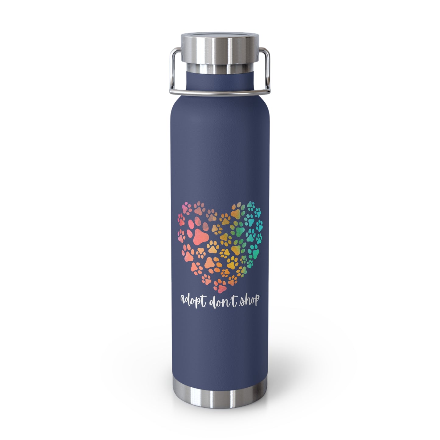 Adopt Don't Shop Copper Vacuum Insulated Bottle, 22oz