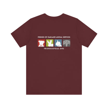 Back-Printed FOAS Logo - Unisex Short Sleeve Tee