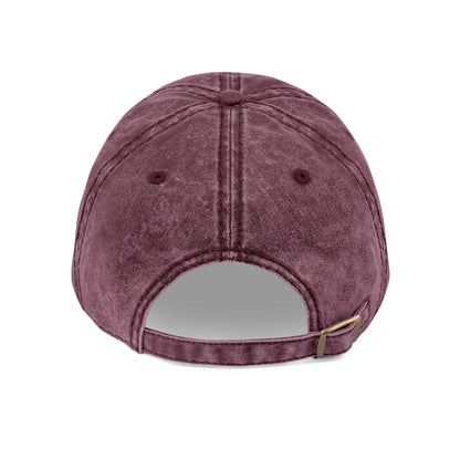 OAS Logo Vintage Embroidered Animal Rescue Cap - Grey Baseball Hat for Pet Lovers