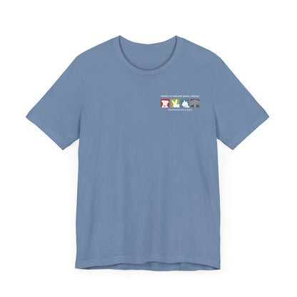Back-Printed FOAS Logo - Unisex Short Sleeve Tee