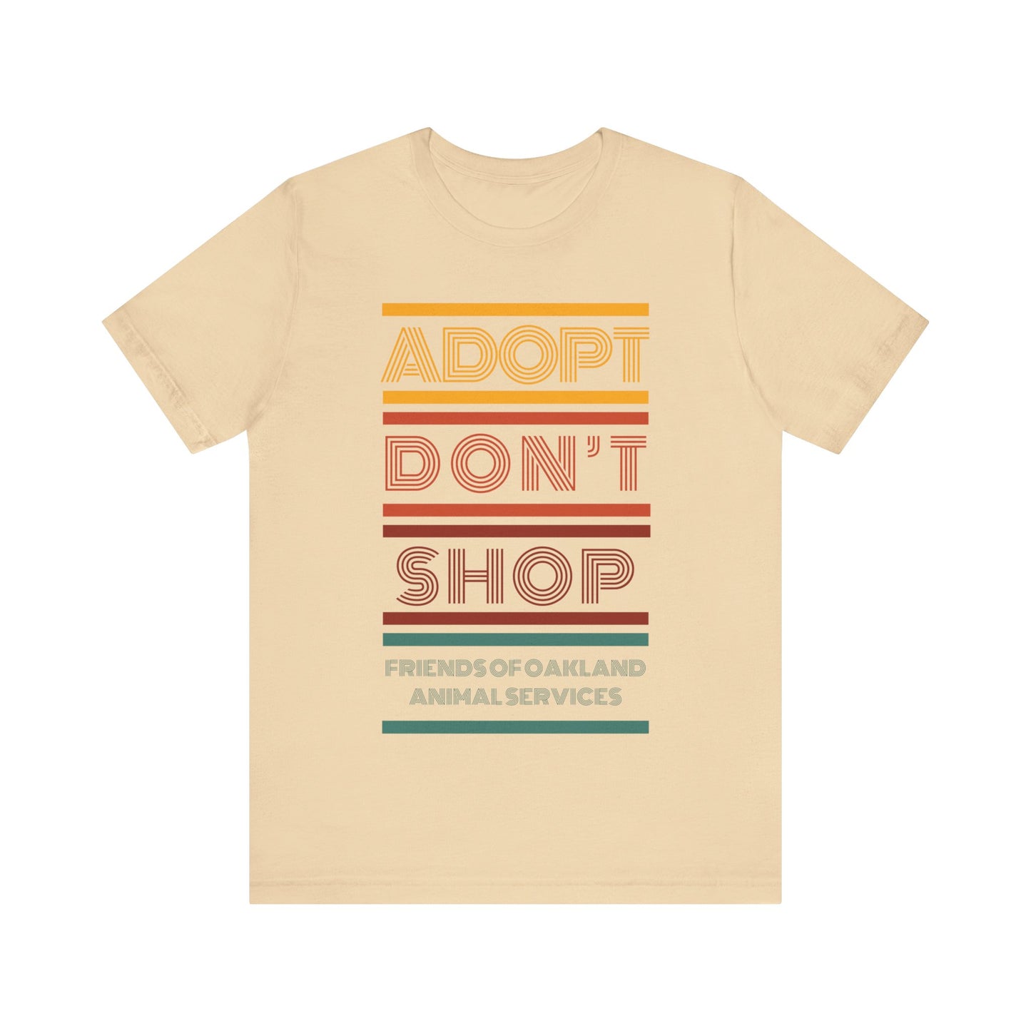 Retro Adopt Don't Shop Unisex Tee