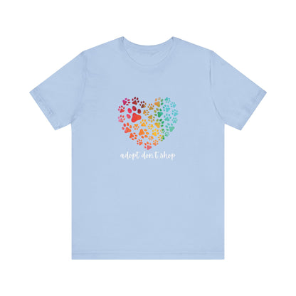 Adopt Don't Shop Hearts - Unisex Tee