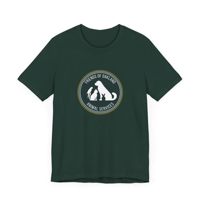 Baseball Friends of Oakland Animal Services Tee - Unisex Jersey Short Sleeve Animal Lovers Shirt