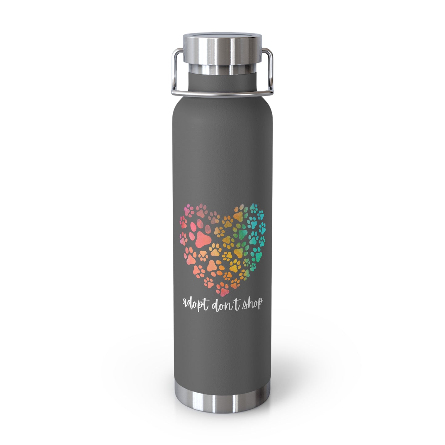 Adopt Don't Shop Copper Vacuum Insulated Bottle, 22oz