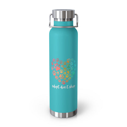 Adopt Don't Shop Copper Vacuum Insulated Bottle, 22oz