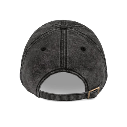 OAS Logo Vintage Embroidered Animal Rescue Cap - Grey Baseball Hat for Pet Lovers