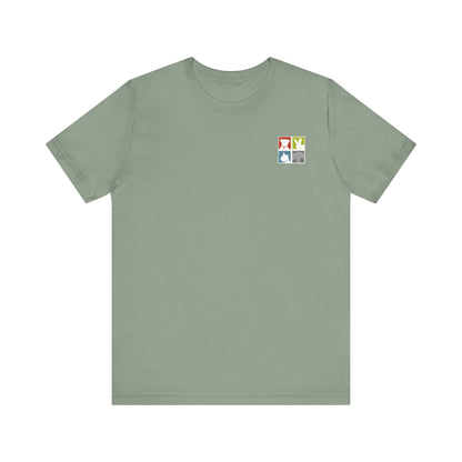 FOAS Pets Back Printed Cotton Jersey Tee