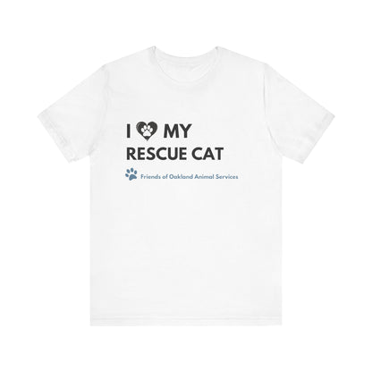 I Love my Rescue Cat Unisex Tee