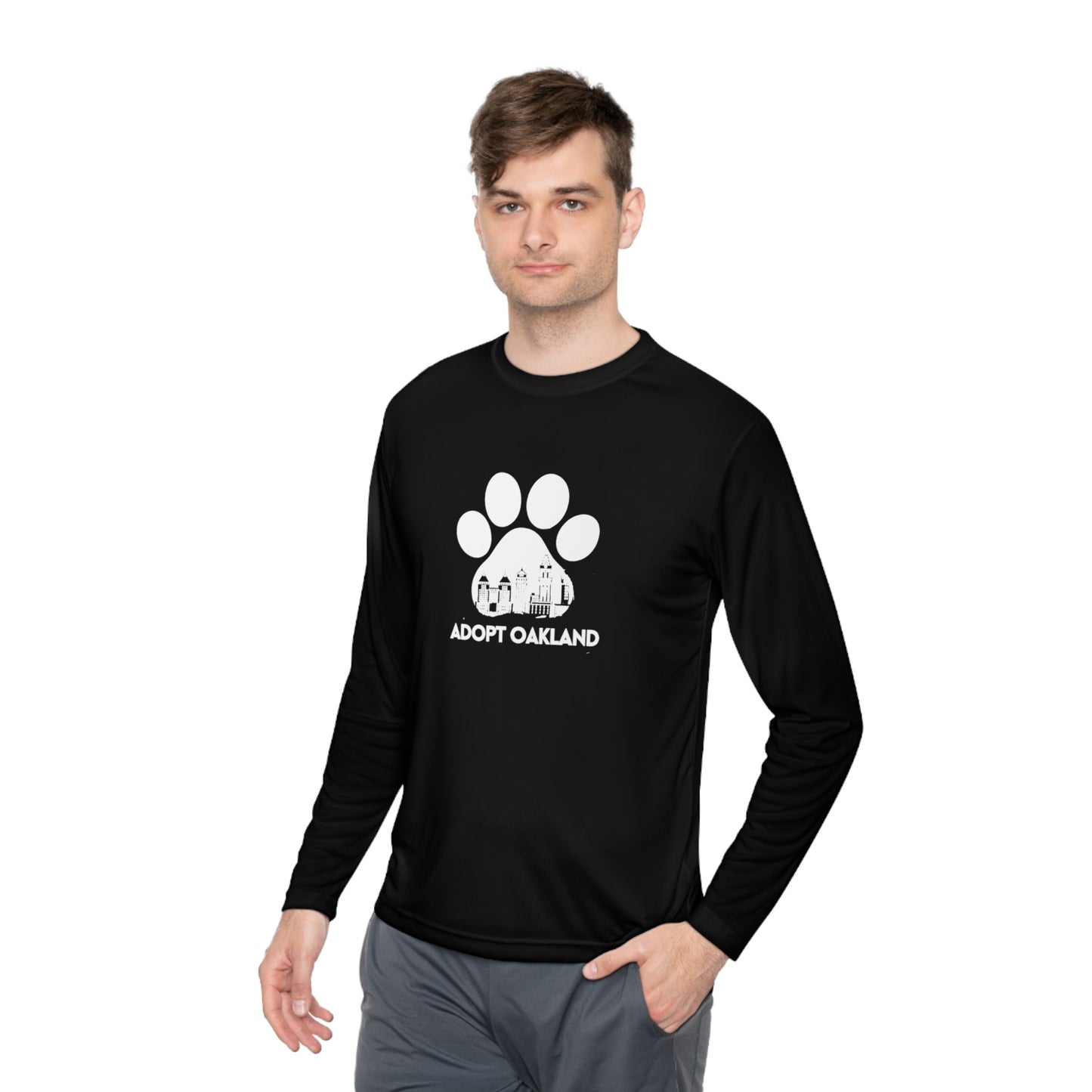 Adopt Oakland Unisex Lightweight Long Sleeve Tee