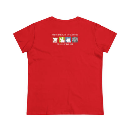 Ask Me -- Women's Midweight Cotton Tee