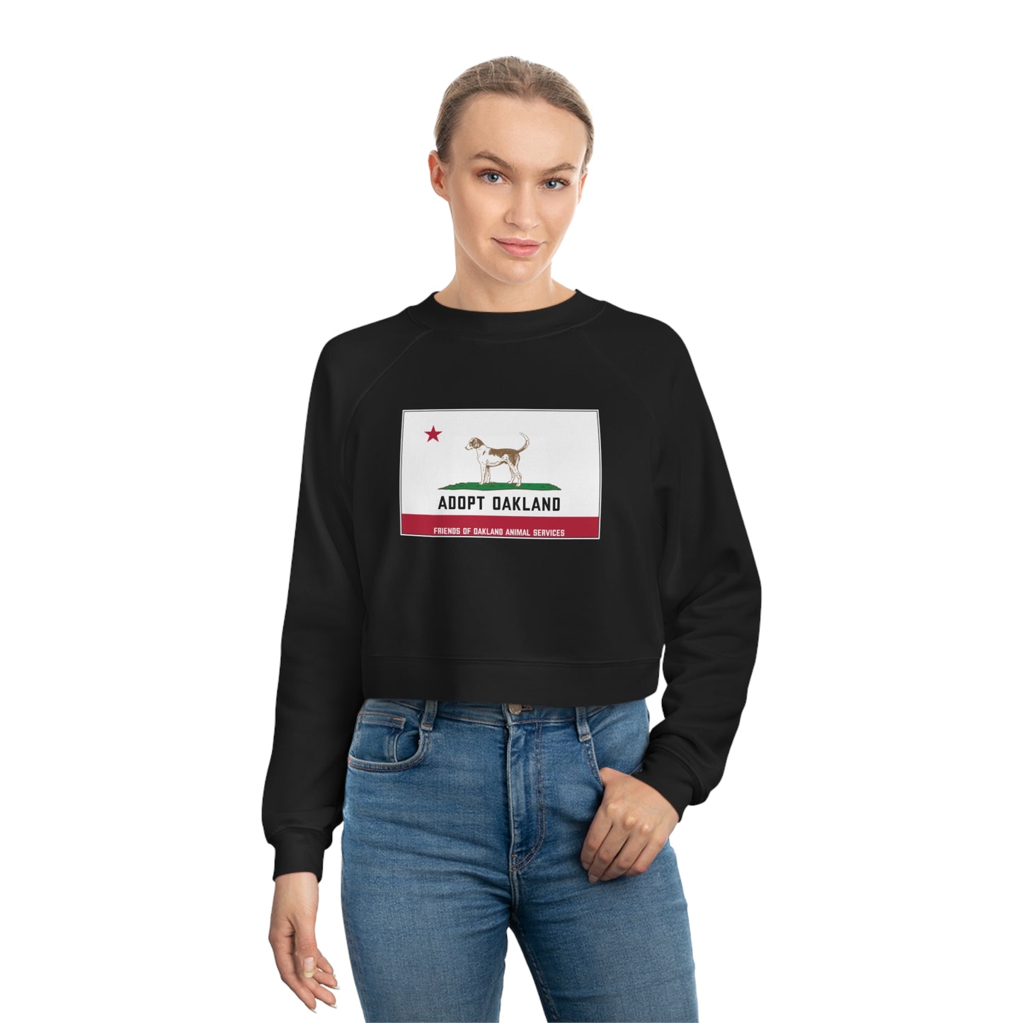 California Women's Cropped Fleece Pullover