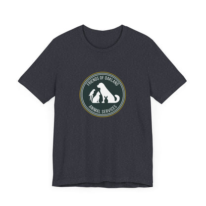 Baseball Friends of Oakland Animal Services Tee - Unisex Jersey Short Sleeve Animal Lovers Shirt