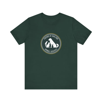 Baseball Friends of Oakland Animal Services Tee - Unisex Jersey Short Sleeve Animal Lovers Shirt