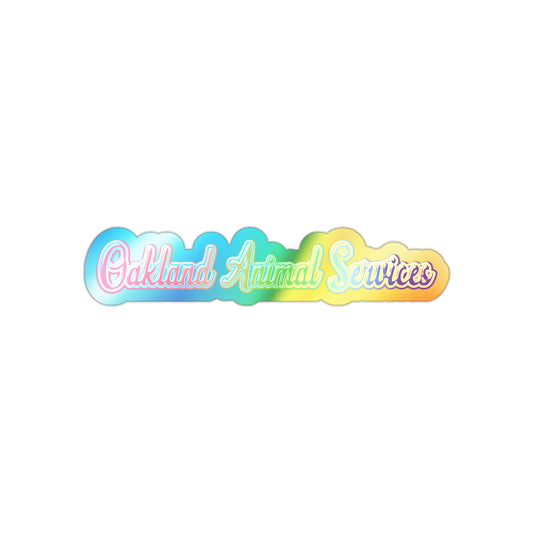 OAS Rainbow Holographic Sticker