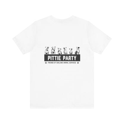 Back Printed Pittie Party Unisex Tee