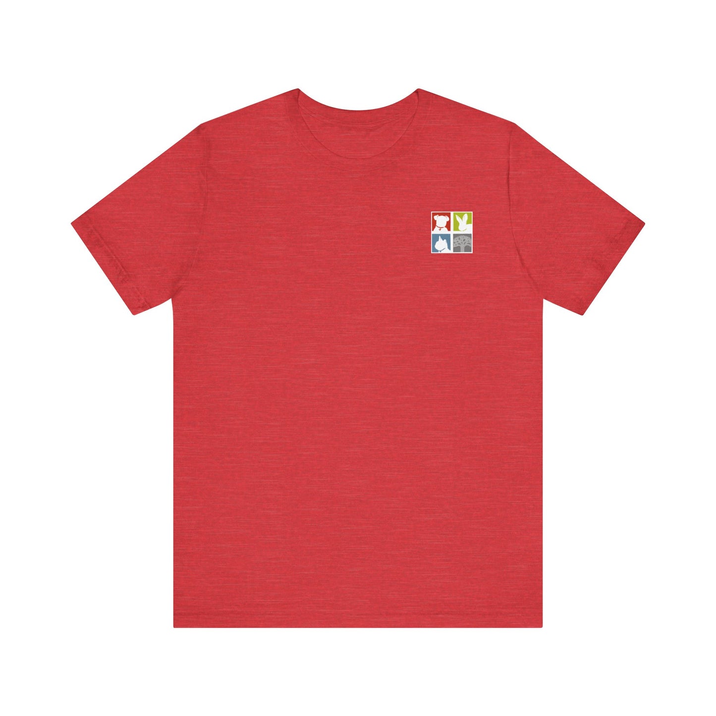 FOAS Pets Back Printed Cotton Jersey Tee
