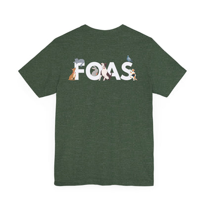 FOAS Pets Back Printed Cotton Jersey Tee