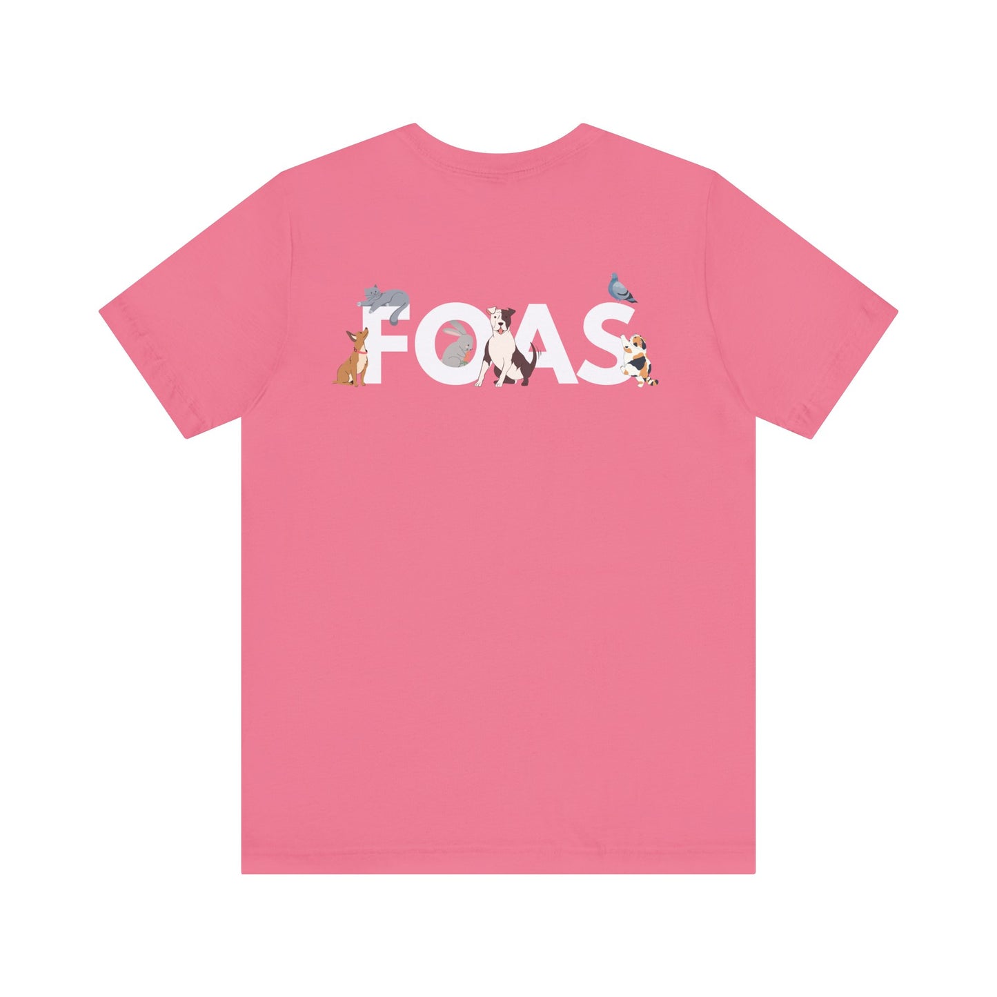 FOAS Pets Back Printed Cotton Jersey Tee