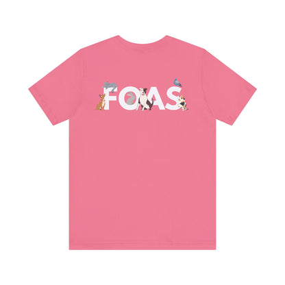 FOAS Pets Back Printed Cotton Jersey Tee