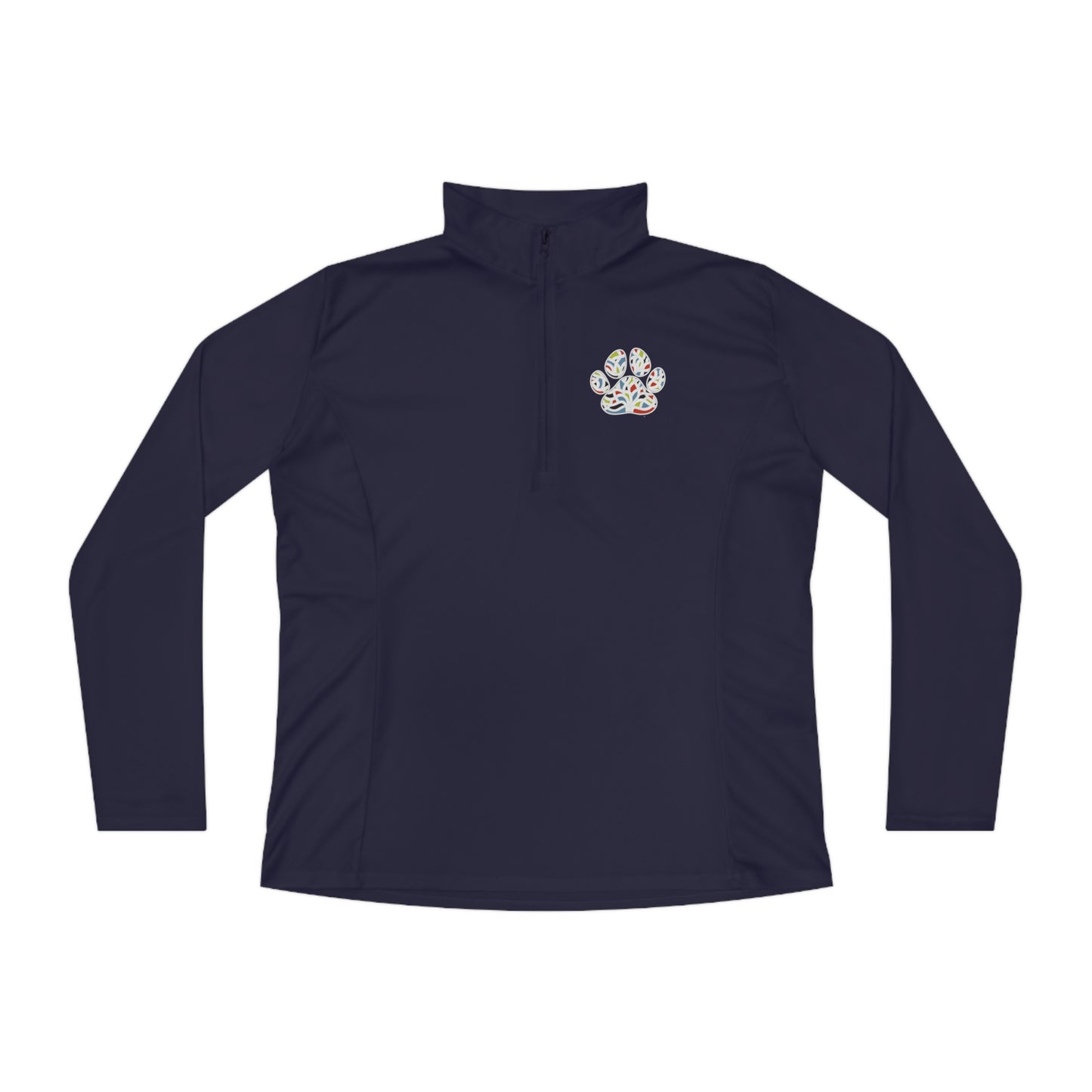 Pawsitively Oakland Ladies Quarter-Zip Pullover