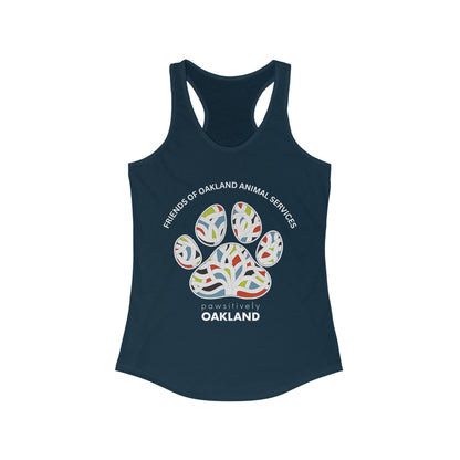 Pawsitively Oakland Women's Ideal Racerback Tank