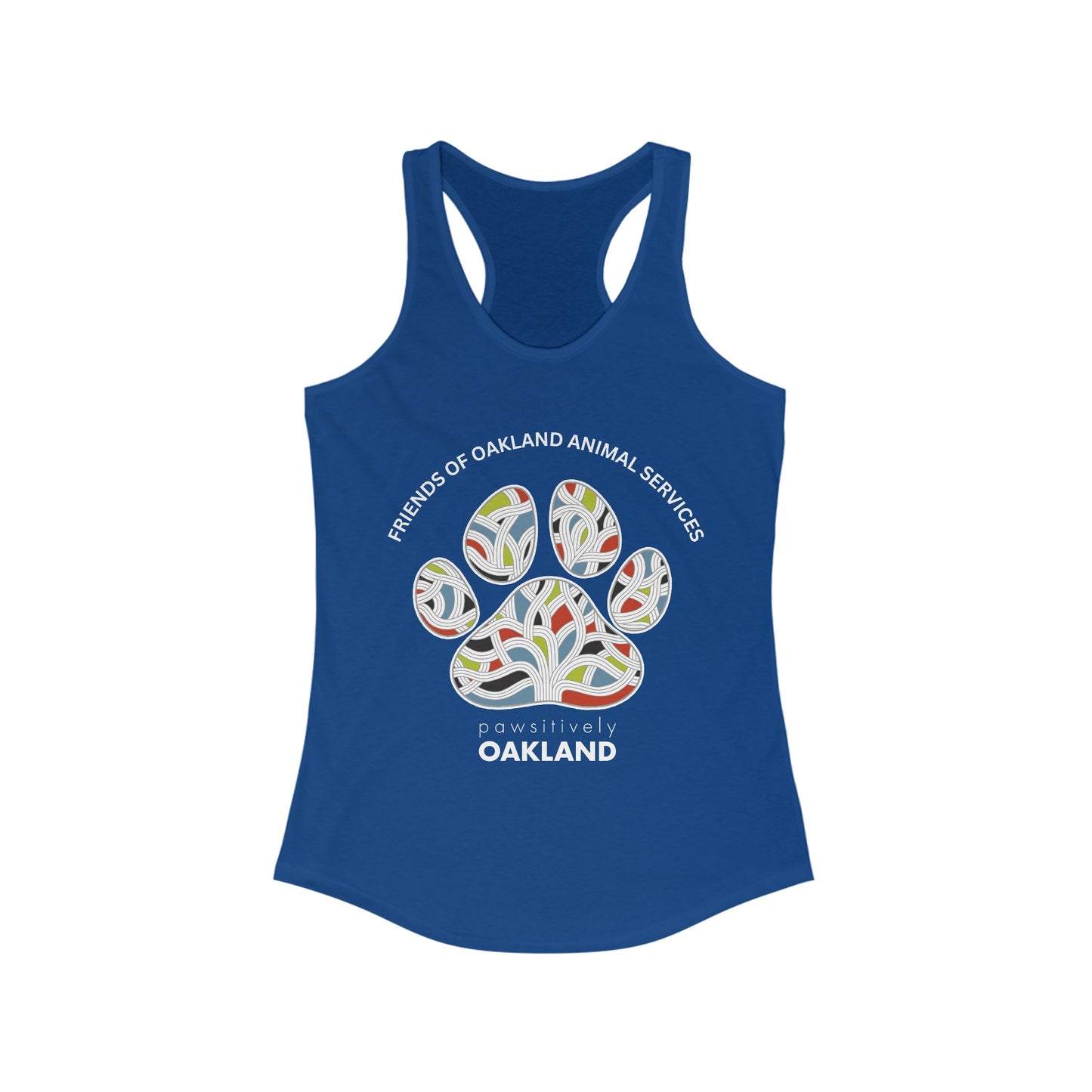 Pawsitively Oakland Women's Ideal Racerback Tank